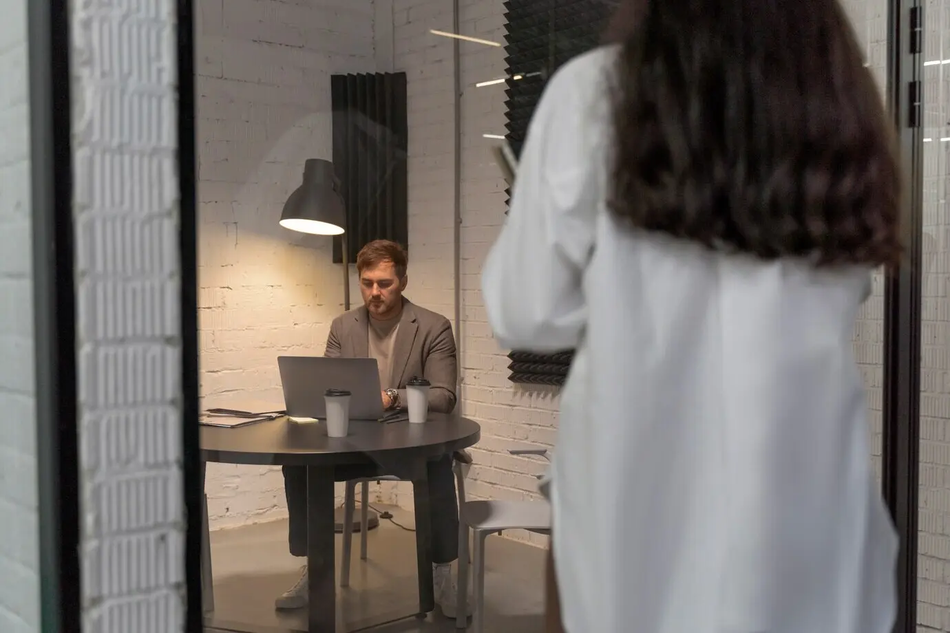 Business owner developing their strategy